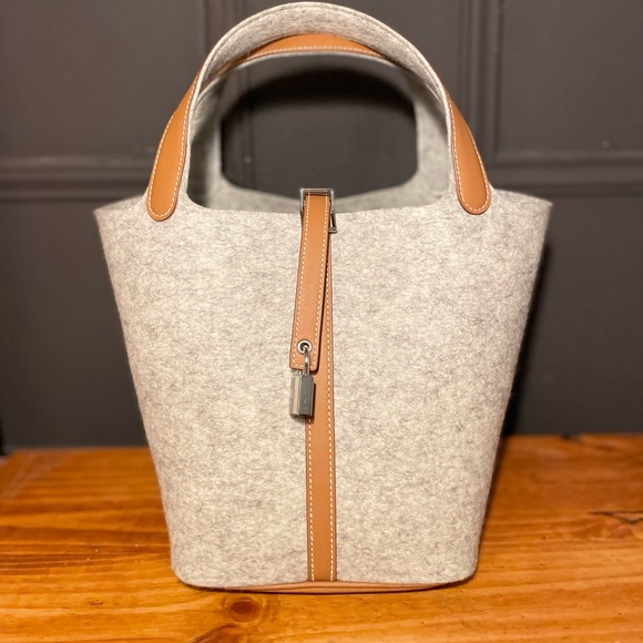 Hermes Picotin Lock 22 Wool - Picture 6 of 11